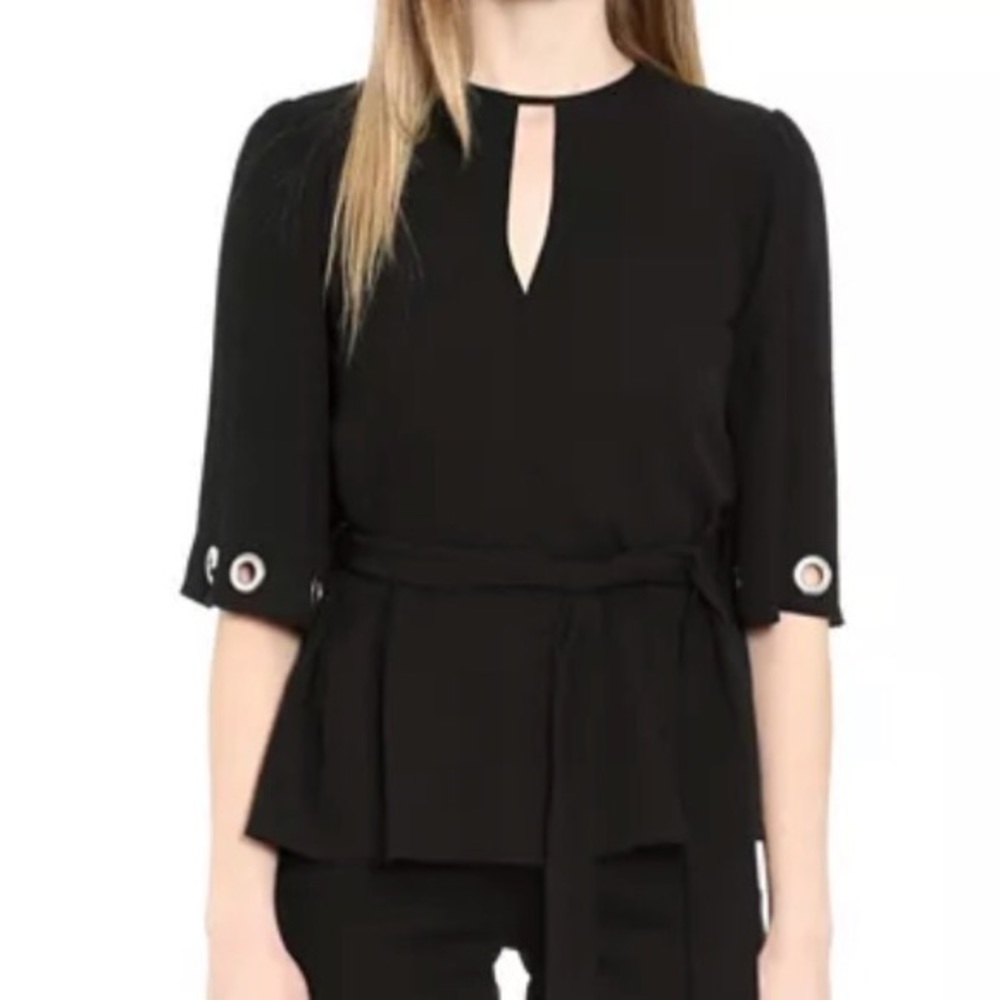 NWOT Michael Kors Grommet Blouse